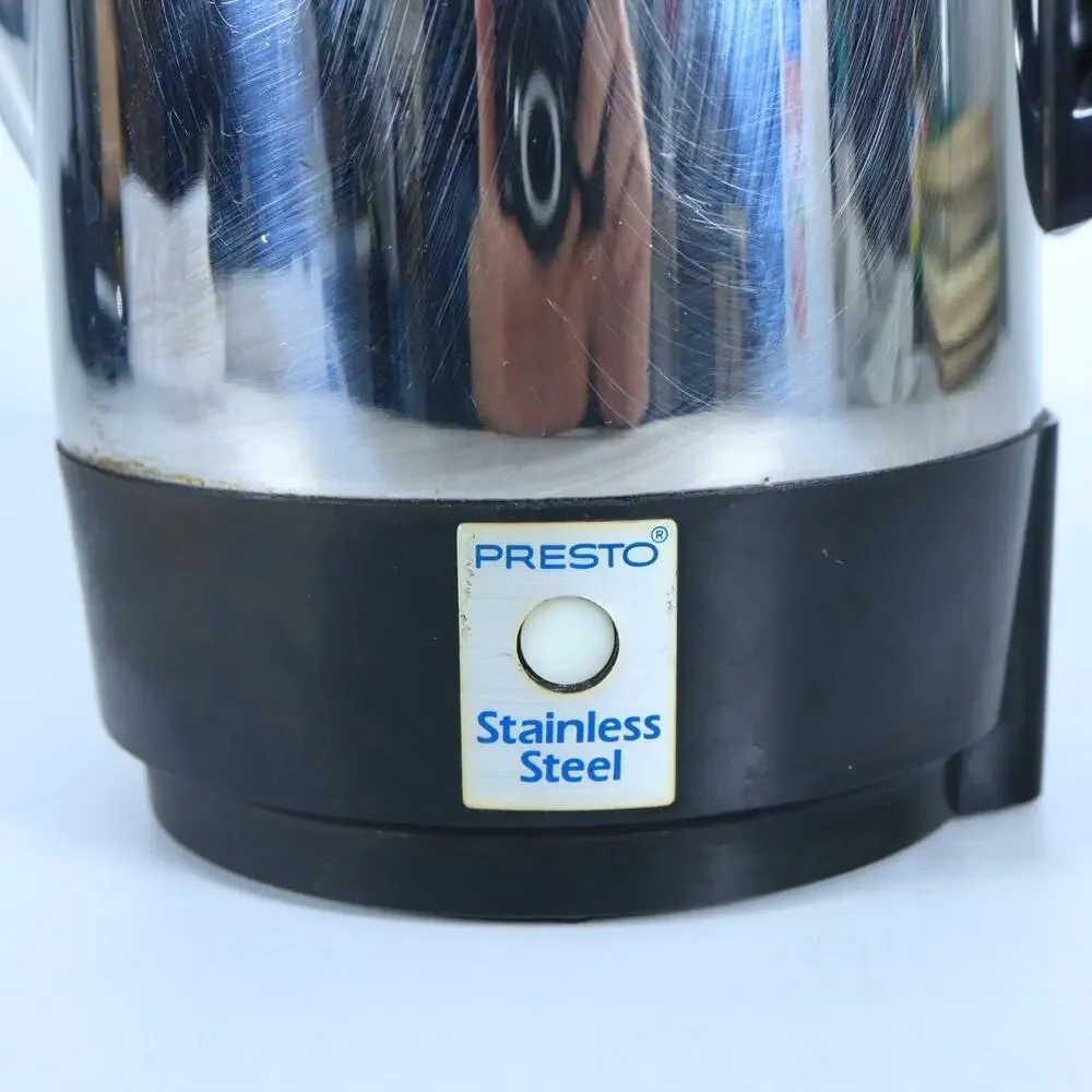 Presto 12 Cup Stainless Steel Coffee Maker Model 02811 04 Vintage